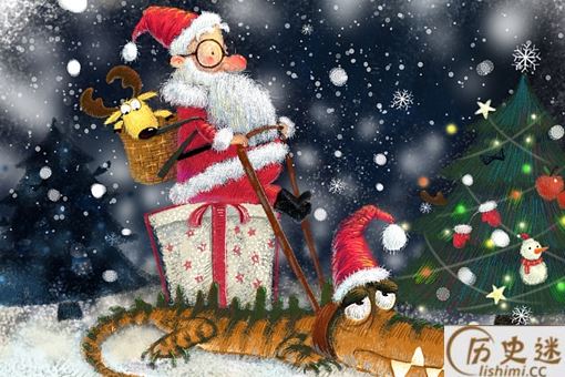 圣诞老人和驯鹿背后的故事
