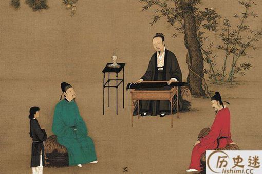 宋徽宗听琴图上三个人是谁