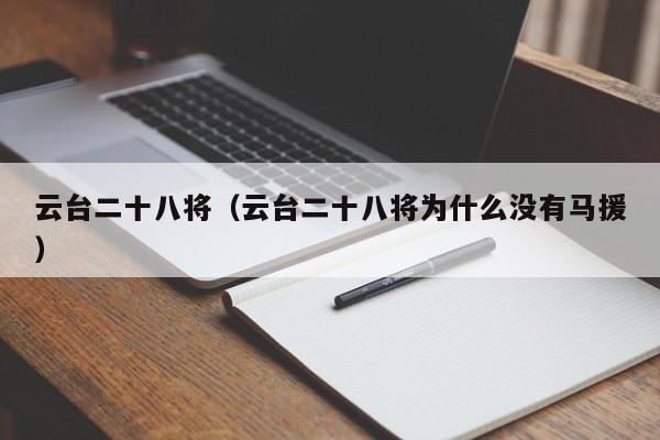 云台二十八将（云台二十八将为什么没有马援）