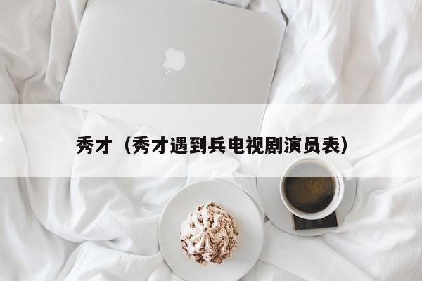 秀才（秀才遇到兵电视剧演员表）