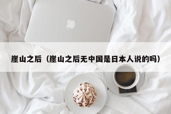 崖山之后（崖山之后无中国是日本人说的吗）