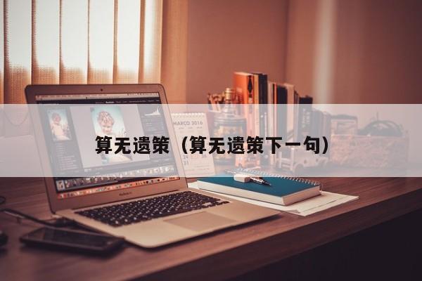 算无遗策（算无遗策下一句）