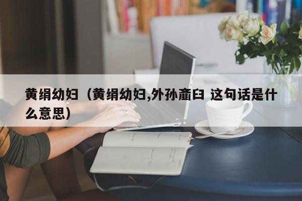 黄绢幼妇（黄绢幼妇,外孙齑臼 这句话是什么意思）