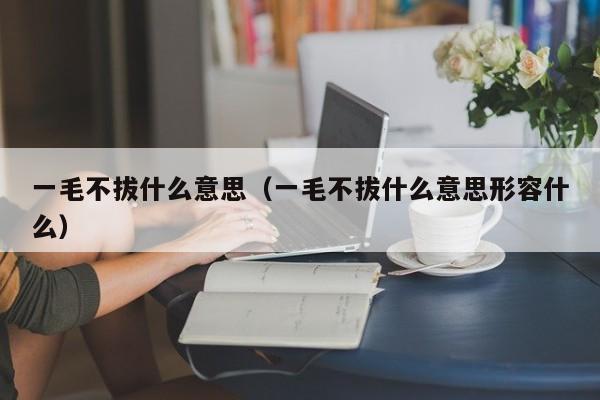 一毛不拔什么意思（一毛不拔什么意思形容什么）