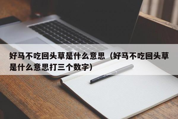 好马不吃回头草是什么意思（好马不吃回头草是什么意思打三个数字）